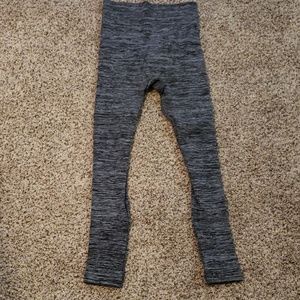 Fleece lined leggings, dark gray size s/m